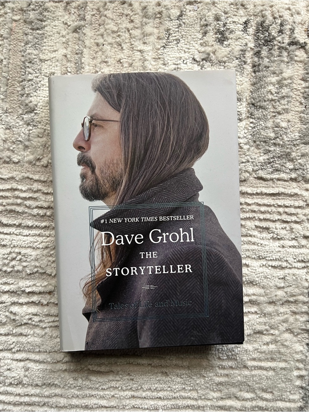 Dave Grohl "The Storyteller" Hardcover Book - White & Brown Cover